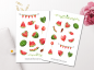 Preview: Wassermelone Sticker Set